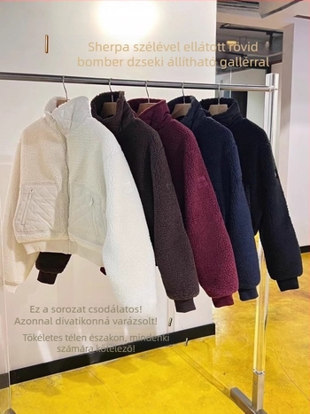 Női álló galléros dzseki, pamut 80–90%, Tavasz 2025