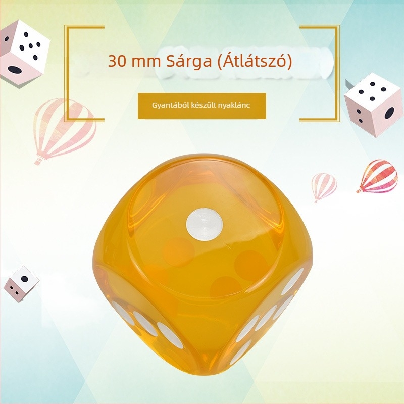 Royal Saint műgyanta dobókocka, 6 oldalú, testreszabható; csomag 1000 darab sakk- és kártyajátékokhoz.