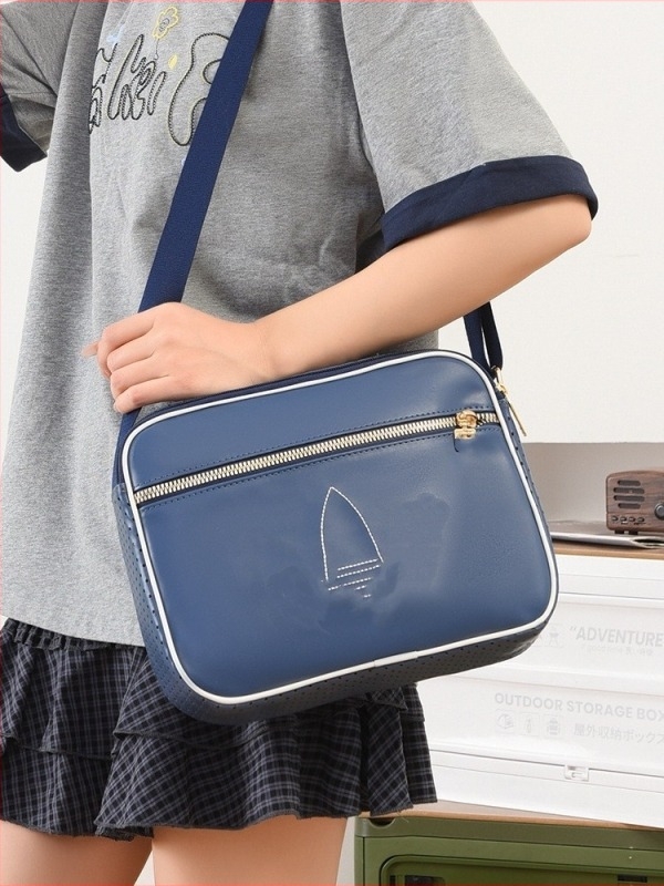 Férfi PU crossbody táska, utcai stílus, lélegző, betűs mintázat, poliészter bélés, üzleti utazásokhoz