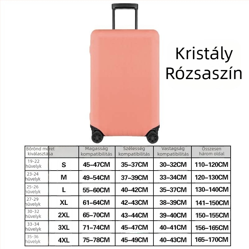 37 bőröndvédő burkolat – sport verzió, kopásálló és porálló, poliészter
