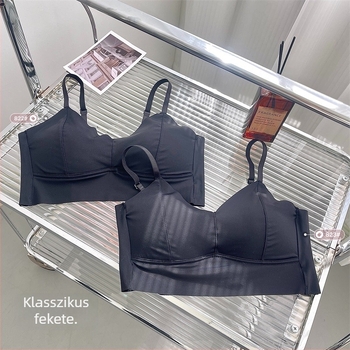 Jégselyem kamisola U-hátú, vezeték nélküli, fix háromszög kosár, közepes formájú kosár, nylon anyag