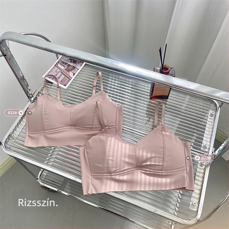 Jégselyem kamisola U-hátú, vezeték nélküli, fix háromszög kosár, közepes formájú kosár, nylon anyag