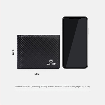 Férfi PU pénztárca, lopás elleni, nagy kapacitású, kettős hajtású kialakítás, kartya- és érmetartó