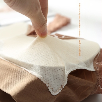 Váll nélküli mellkas-tekercs sportmelltartó nylonból, csipkés hátsó résszel, varrat nélküli, 18-40 éveseknek (méret-tolerancia 1-2 cm)