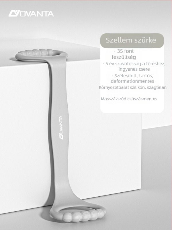 Figure-8 szilikon ellenállás szalag – Ovanda Pull Exerciser, hát edzés, vállnyitó, otthoni jóga elasztikus szalag