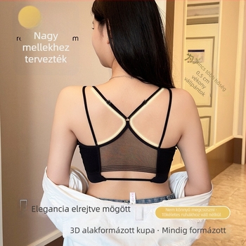 Nylonból készült csőtop melltartó, teljes kosár, vékony formázó betét, hátrészen lélegző