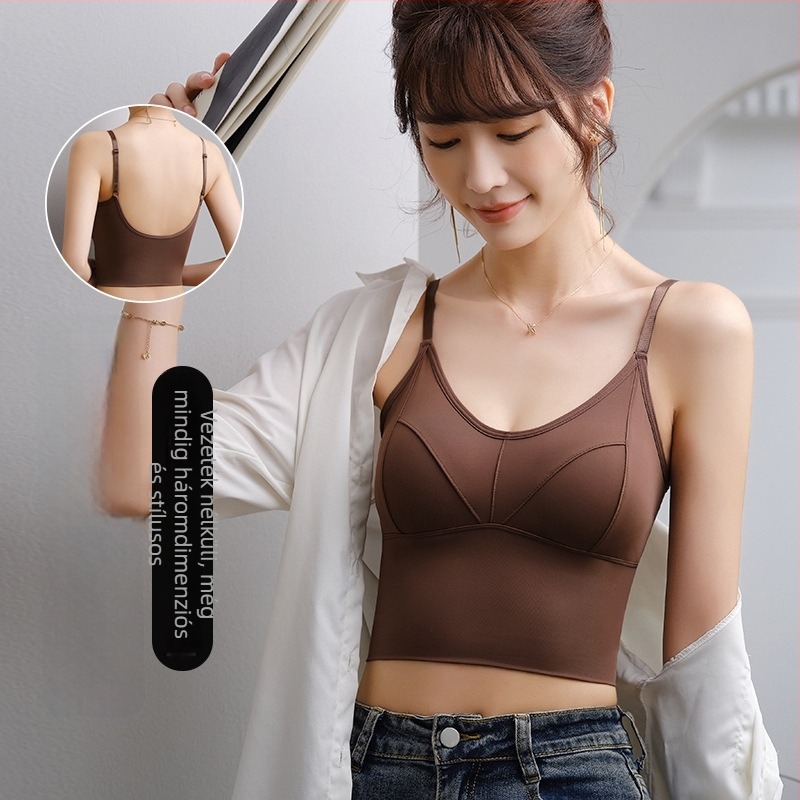 Ice Silk Nylon melltartó — 3/4 kosár, vezeték nélküli, varrás nélküli, lélegző