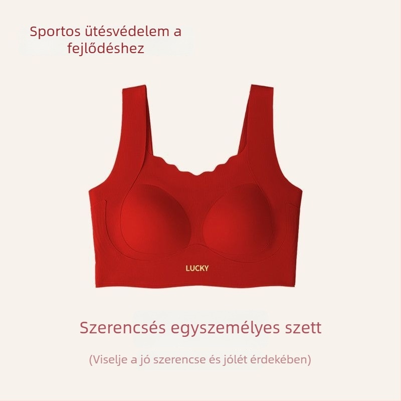 Bandau stílusú sport melltartó, varrat nélküli, nagyobb melleket minimizáló, nylon, vékony formázott kosár