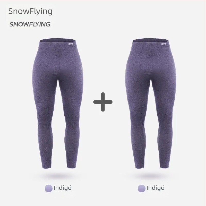 Férfi fleece-béléssel ellátott termikus nadrág, magas derekú, kétszeres réteg, vast poliészter anyag 251-300 g/m² a melegen tartásért