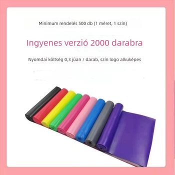 Ellenálló szalag – Jóga és fitnesz nyújtó szalag, TPE anyag, ideális edzéshez és testformáláshoz, karok erősítésére