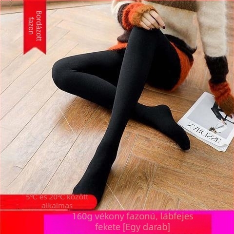 Női fleece-betétes harisnyanadrág, magas derekú, 3/4 hosszú, karcsúsító szabás, plusz méret, őszi-téli.