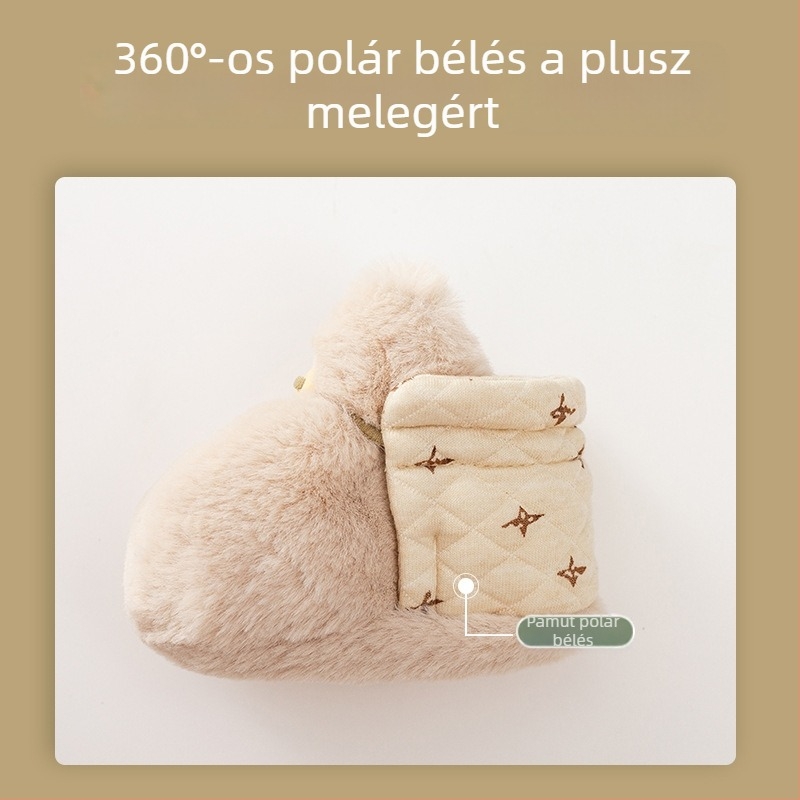 Újszülött zoknis cipő, őszi–téli fleece béléssel, vastag, csúszásmentes és puha talppal, meleg pamut