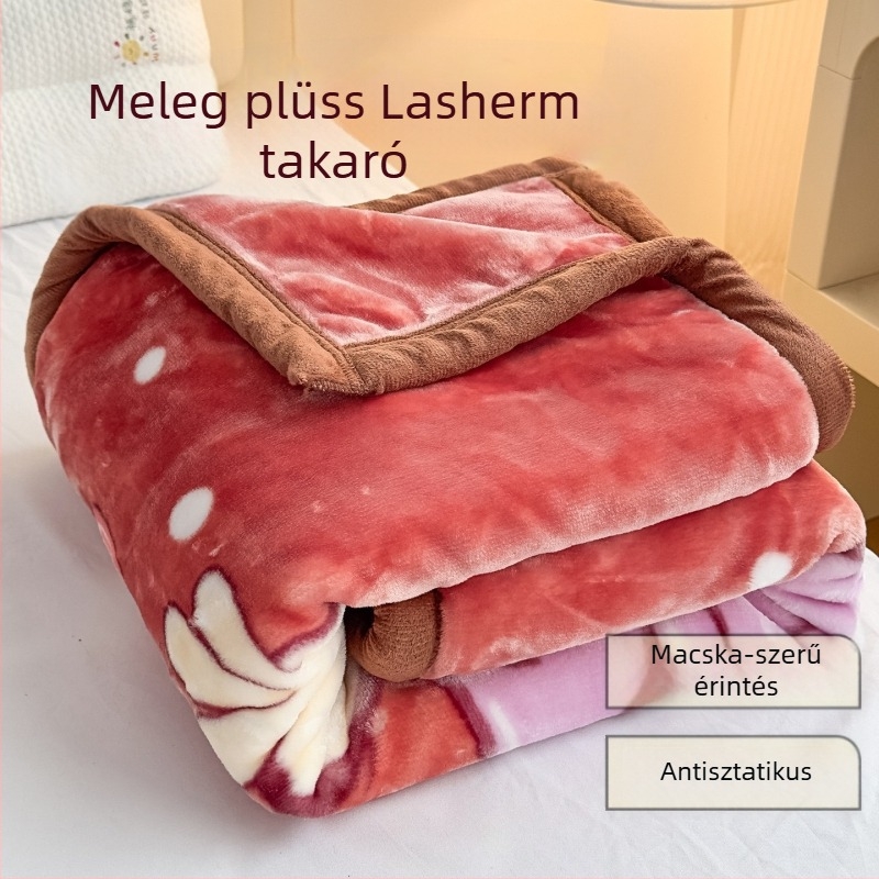 Raschel plüss takaró, rajzfilm mintás, egész éves használatra, 1–12 éveseknek, 1500–2000 g, kollégiumi stílus
