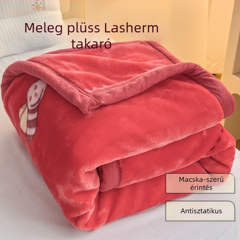 Raschel plüss takaró, rajzfilm mintás, egész éves használatra, 1–12 éveseknek, 1500–2000 g, kollégiumi stílus