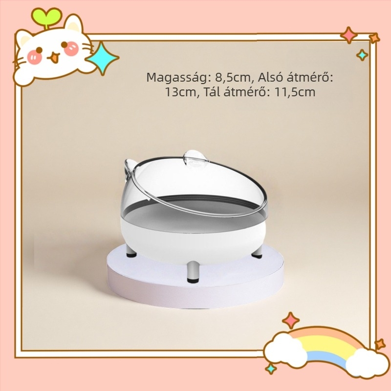 Kisállat etetőeszközök — kerámia etetőtál anti-kiöntés Hörcsögöknek és rozsdamentes etetőedények kisállatok számára