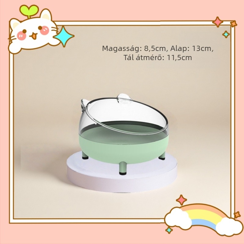 Kisállat etetőeszközök — kerámia etetőtál anti-kiöntés Hörcsögöknek és rozsdamentes etetőedények kisállatok számára