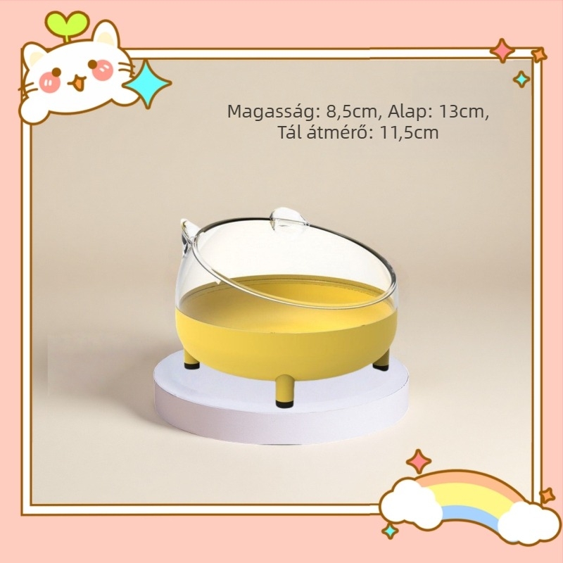 Kisállat etetőeszközök — kerámia etetőtál anti-kiöntés Hörcsögöknek és rozsdamentes etetőedények kisállatok számára