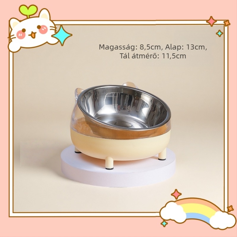 Kisállat etetőeszközök — kerámia etetőtál anti-kiöntés Hörcsögöknek és rozsdamentes etetőedények kisállatok számára