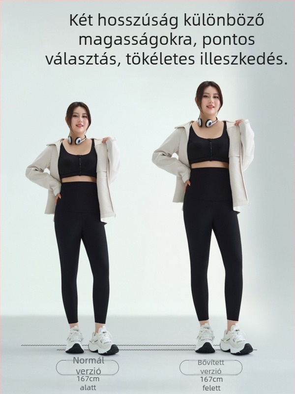 Magas derekú hasformázó leggings, hosszú őszi jóga nadrágok, nylon-spandex keverék, 80–90% nylon, magas rugalmasság, szoros fazon