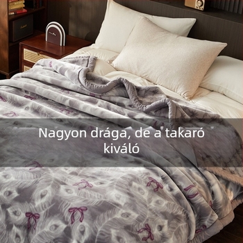 Raschel téli vastag pléd – Coral fleece és dupla flanel