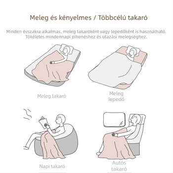 Raschel téli vastag pléd – Coral fleece és dupla flanel
