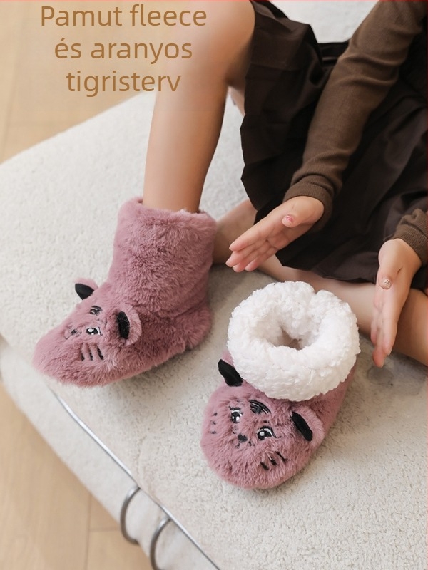 Gyermekeknek szóló beltéri padlószokni, vastag, csúszásmentes a járás tanulásához, polyester, unisex, 2024 tavasza