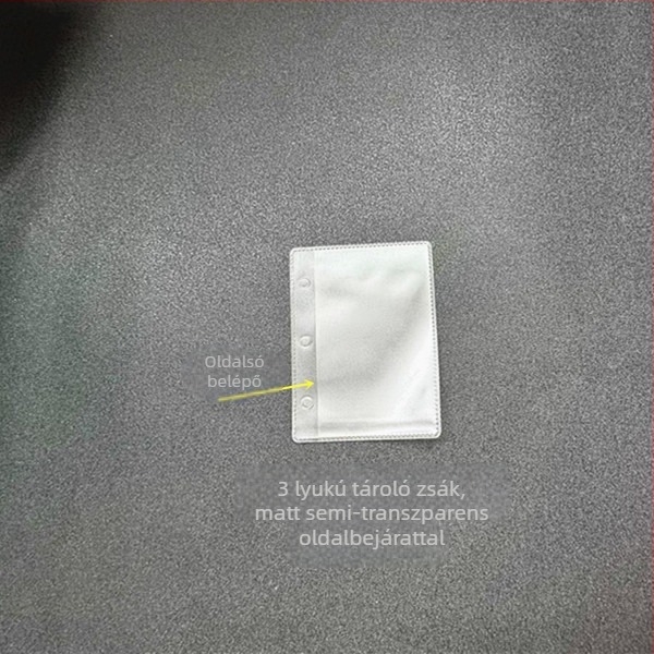 WR-09 PVC kötőfűzet, 3 lyukú, csatt 90 mm, lemez 1 mm, hát 2 cm, általános papírméret