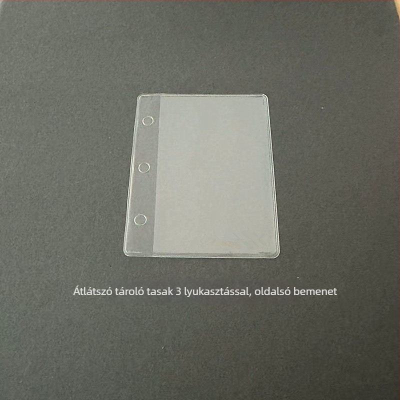 WR-09 PVC kötőfűzet, 3 lyukú, csatt 90 mm, lemez 1 mm, hát 2 cm, általános papírméret