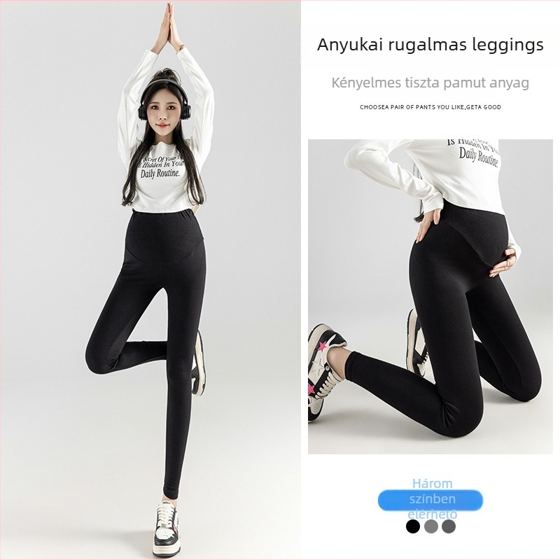 HY kismama leggings, 90–95% pamut, magas rugalmasság, szoros fazon, 2024 ősz megjelenés