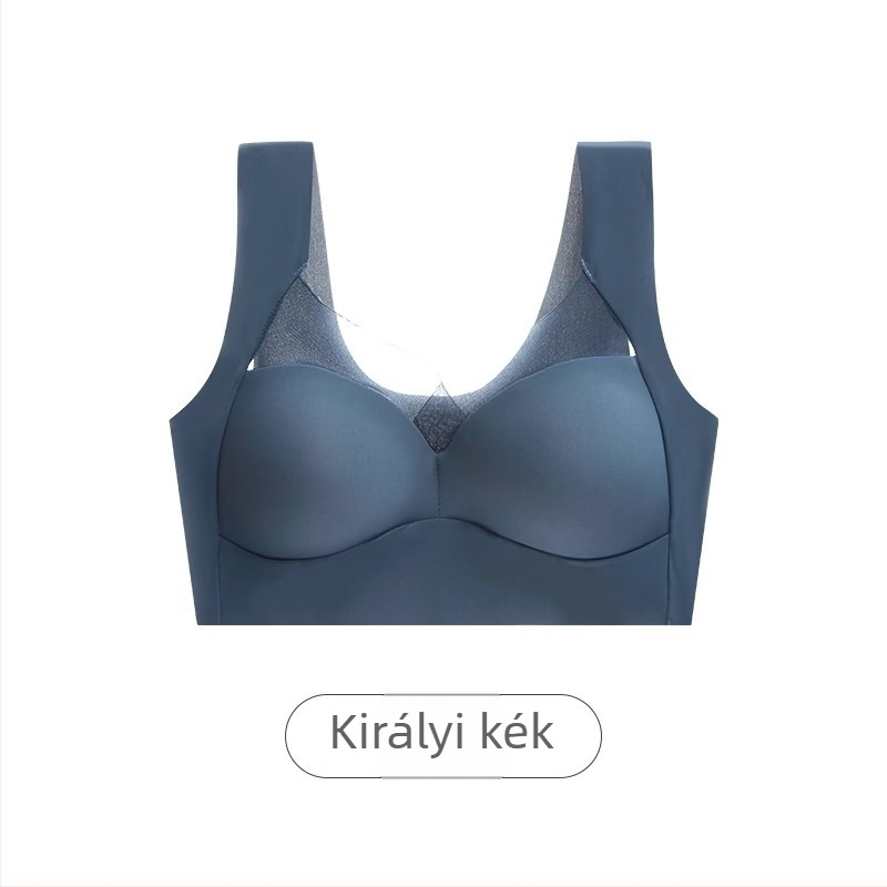 Várandós melltartó vezeték nélküli – varrat nélküli dizájn, vest-stílus, teljes kosár, vékony formázott kosár, rögzített vállpántok, nylon anyag (70–80%)