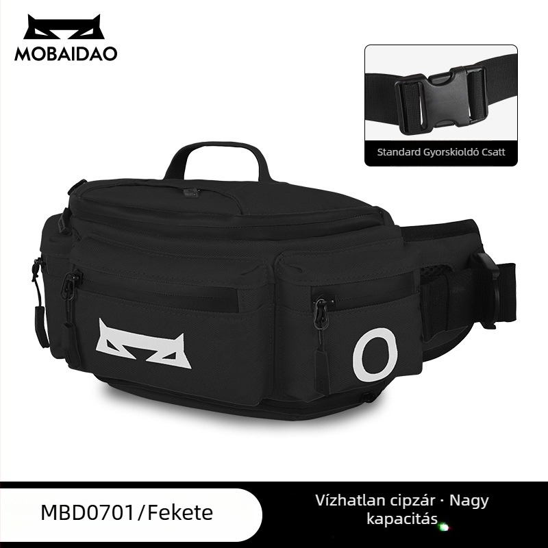 Motorkerékpár deréktáska – 900D Oxford anyag, vízálló, lélegző, kopásálló, bővíthető, uniszex