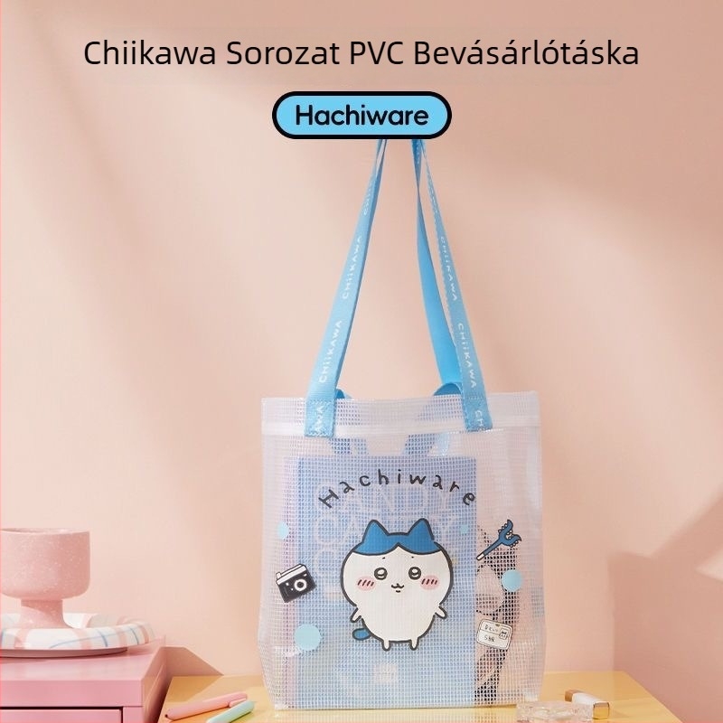 Chiikawa Usagi vállon átvihető táska, PVC anyag, friss és édes stílus, rekeszekkel