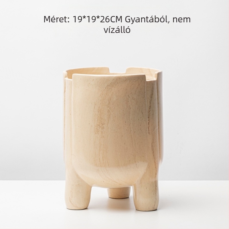 Gyanta váza, kínai stílus, anyag: műanyag/gyanta