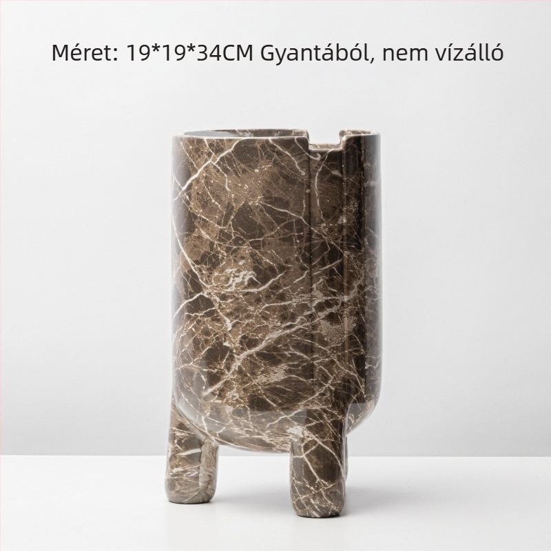 Gyanta váza, kínai stílus, anyag: műanyag/gyanta
