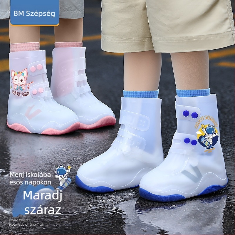 Gyerekeknek szóló cipővédő (PVC, vízálló, csúszásmentes, kopásálló)