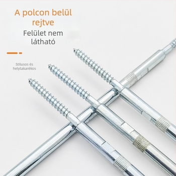 Rejtett falra szerelhető polctartó | rejtett rögzítés | hideg-hengerelt acél | Chengeng Hardware | modern minimalizmus