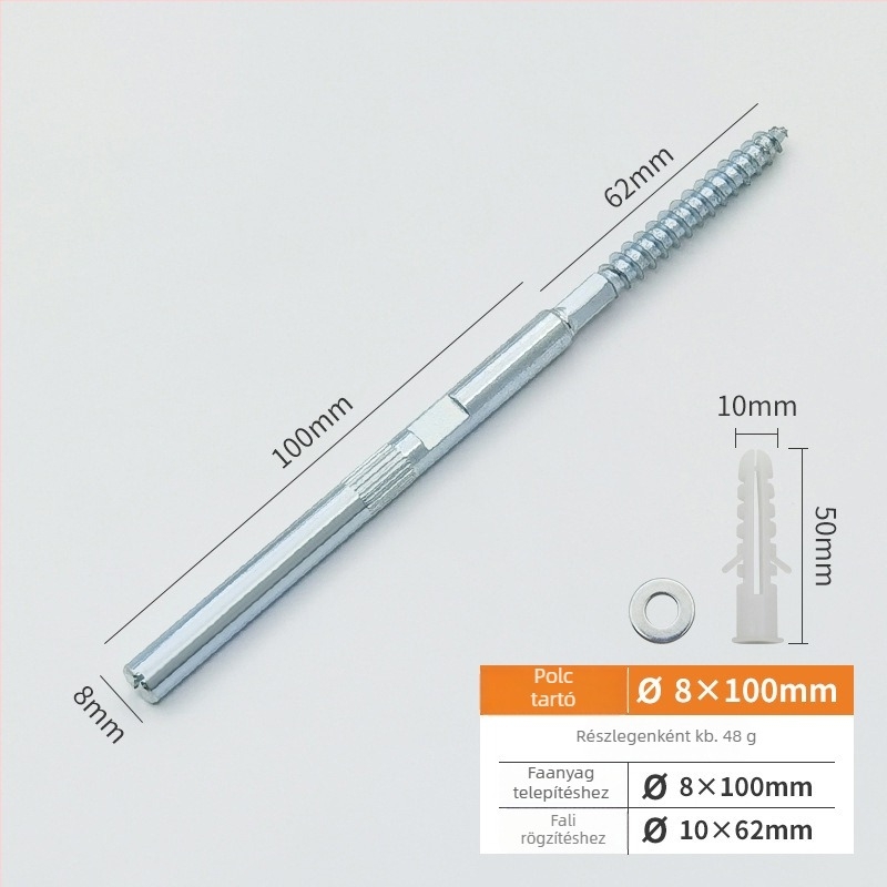 Rejtett falra szerelhető polctartó | rejtett rögzítés | hideg-hengerelt acél | Chengeng Hardware | modern minimalizmus