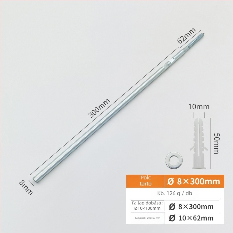 Rejtett falra szerelhető polctartó | rejtett rögzítés | hideg-hengerelt acél | Chengeng Hardware | modern minimalizmus