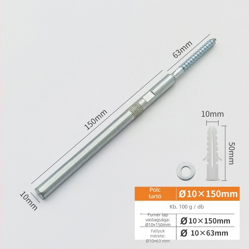 Rejtett falra szerelhető polctartó | rejtett rögzítés | hideg-hengerelt acél | Chengeng Hardware | modern minimalizmus