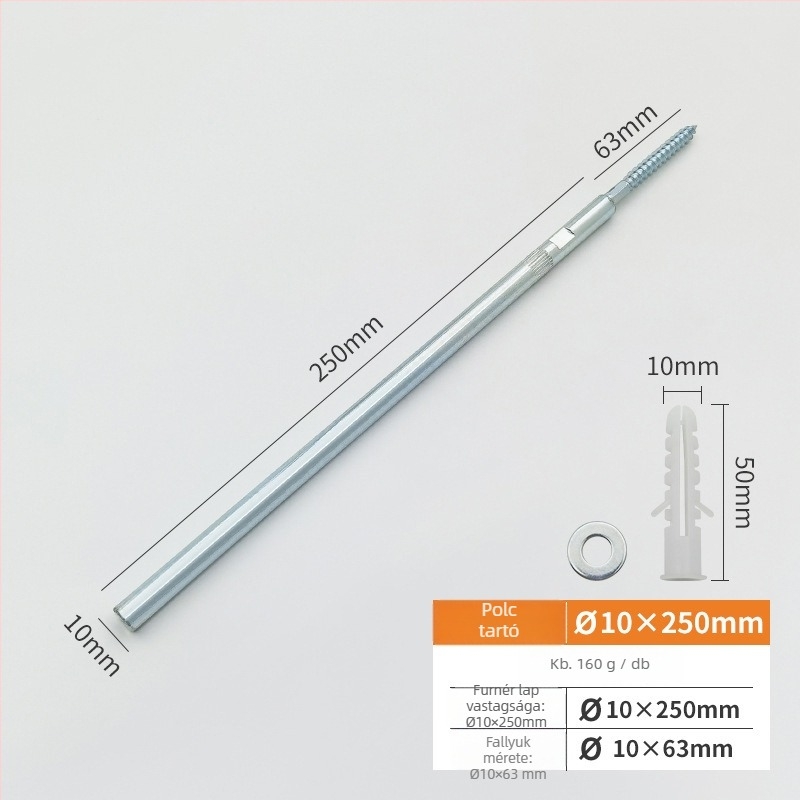 Rejtett falra szerelhető polctartó | rejtett rögzítés | hideg-hengerelt acél | Chengeng Hardware | modern minimalizmus