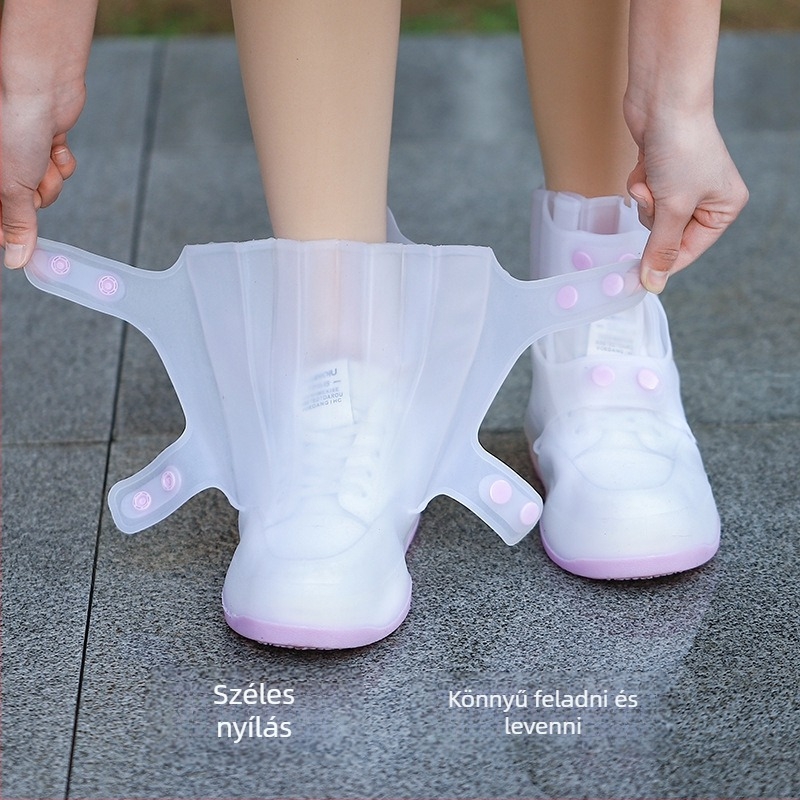 Gyerekeknek szánt szilikon esőcsizmák – testreszabható; márka To autumn life; nem importált; nem egyszer használatos.