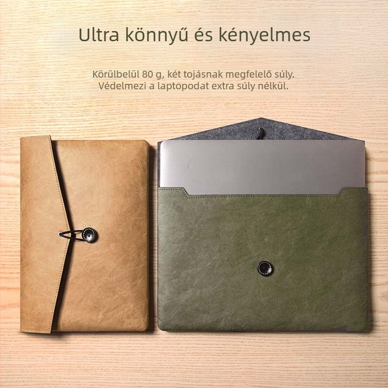 DuPont papírral bélelt belső laptop tok – könnyű védő tok MacBook Pro, MacBook Air és más modellekhez