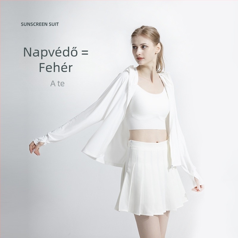 Női UV-védő ultrakönnyű nejlon felső – laza szabás, All-Match stílus, 71–80% nejlon, lélegző, tavasz 2023