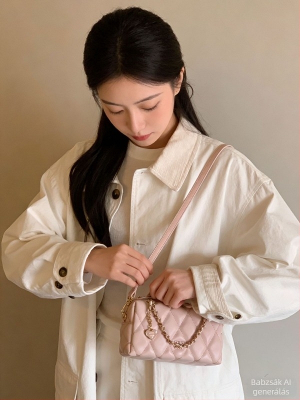 Elegant Prelude Pillow Bag, európai-amerikai retro stílusú crossbody táska, PU anyag, vízszintes téglalap alakú forma, cipzár, telefonzseb