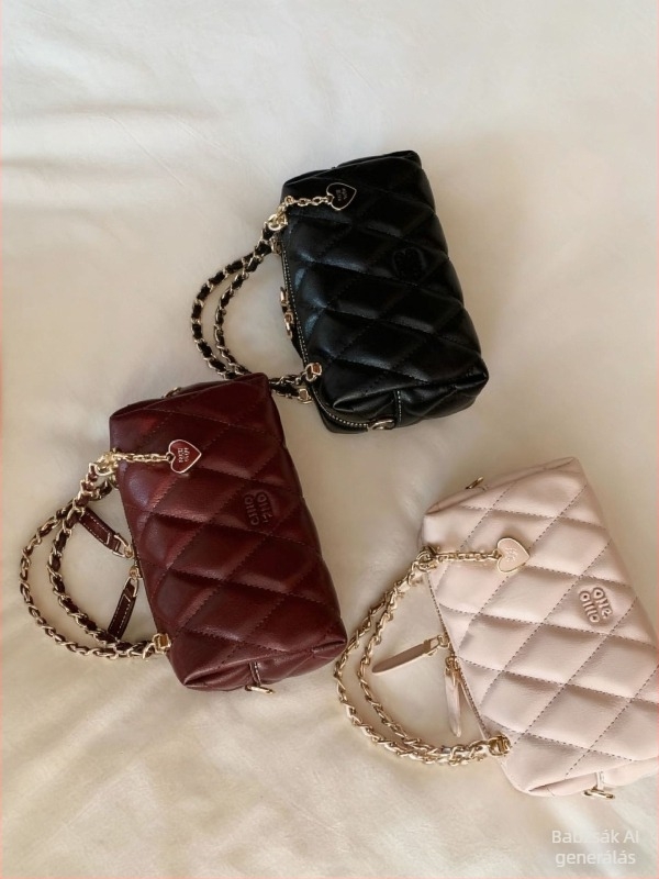 Elegant Prelude Pillow Bag, európai-amerikai retro stílusú crossbody táska, PU anyag, vízszintes téglalap alakú forma, cipzár, telefonzseb