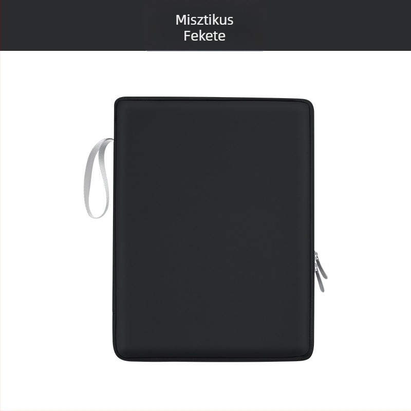iPad táblagép táska poliészter anyagból, belső zseb, kopásálló és ütésálló, cipzáros nyitás, puha fogantyú