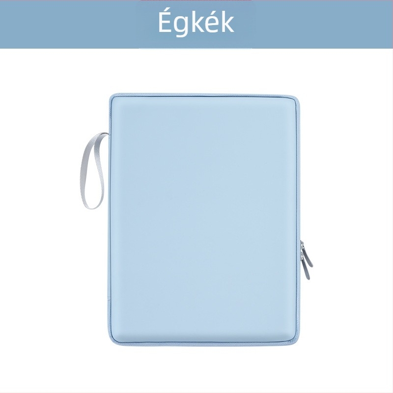 iPad táblagép táska poliészter anyagból, belső zseb, kopásálló és ütésálló, cipzáros nyitás, puha fogantyú