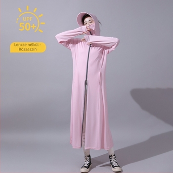 Hosszú női kardigán UV-védelemmel, légáteresztő, gyorsan száradó, poliészter