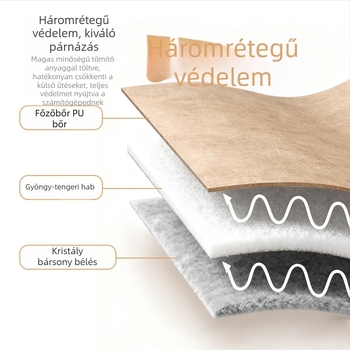 PU anyagú laptop- és tabletatáska anti-sokk védelemmel, poliészter béléssel, hordozható kialakítás az új nemzeti trend szerint, kompatibil Apple, Huawei és Lenovo Xiaoxin tabletekkel