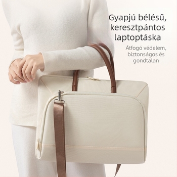 Uniszex laptoptáska minimalist designú, ideális diákkonferencia-ajándéknak, logó nyomtatási lehetőséggel